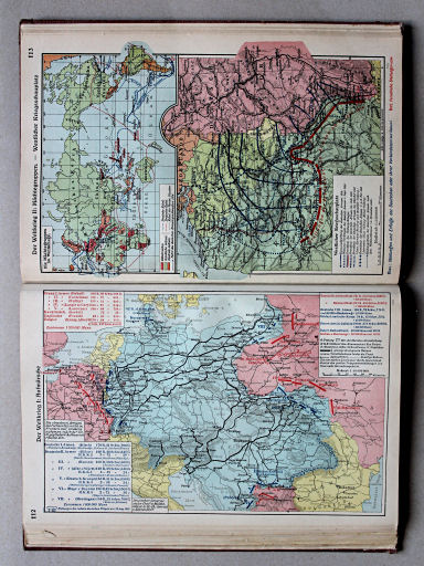Putzgers Historischer Schul-Atlas, Große Ausgabe, 1934
112. Der Weltkrieg I: Aufmärsche