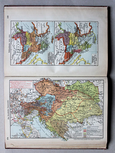 Putzgers Historischer Schul-Atlas, Große Ausgabe, 1934
124. Zur Geschichte Österreichs