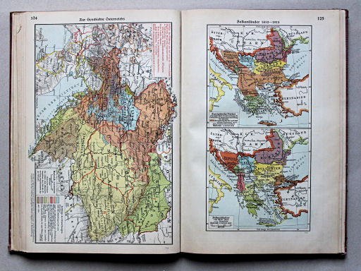 Putzgers Historischer Schul-Atlas, Große Ausgabe, 1934
125. Balkanländer 1812-1915
