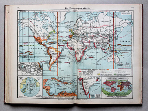 Putzgers Historischer Schul-Atlas, Große Ausgabe, 1934
126.127. Zur Entdeckungsgeschichte