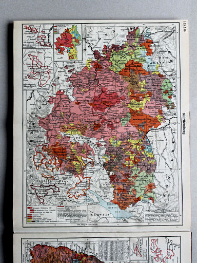 Putzgers Historischer Schul-Atlas, Große Ausgabe, 1934
155.156. Württemberg