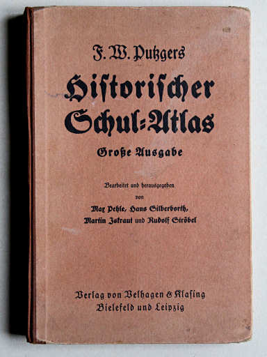 Putzgers Historischer Schul-Atlas, Große Ausgabe, 1937
Voorkant band