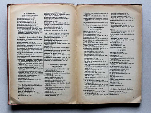 Putzgers Historischer Schul-Atlas, Große Ausgabe, 1937
Inhoudsopgave 4 / Table of contents 4