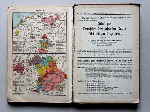 Putzgers Historischer Schul-Atlas, Große Ausgabe, 1937
Schutblad achterin / Rear endpaper