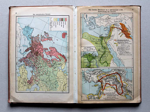 Putzgers Historischer Schul-Atlas, Große Ausgabe, 1937
5. Das östliche Mittelmeer im 2. Jahrtausend v. Chr. – Ausbreitung der Assyrer