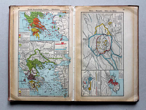 Putzgers Historischer Schul-Atlas, Große Ausgabe, 1937
16. Zerfall Griechenlands, Leuktra – Makedonien