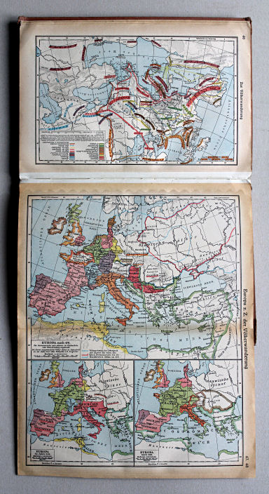 Putzgers Historischer Schul-Atlas, Große Ausgabe, 1937
47.48. Europa z. Z. der Völkerwanderung