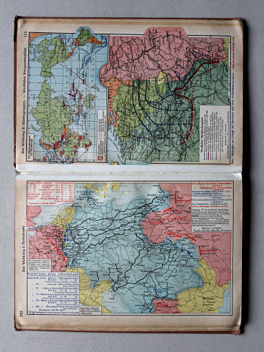 Putzgers Historischer Schul-Atlas, Große Ausgabe, 1937
112. Der Weltkrieg I: Aufmärsche