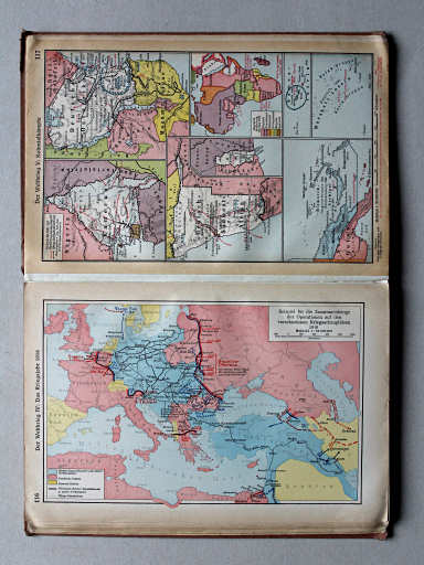 Putzgers Historischer Schul-Atlas, Große Ausgabe, 1937
116. Der Weltkrieg IV: Das Kriegsjahr 1916