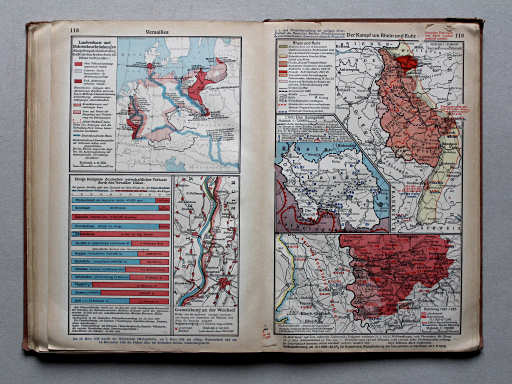 Putzgers Historischer Schul-Atlas, Große Ausgabe, 1937
118. Versailles
119. Der Kampf um Rhein und Ruhr