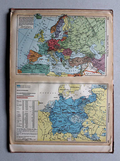 Putzgers Historischer Schul-Atlas, Große Ausgabe, 1937
122. Europa nach dem Weltkrieg
123. Das Grenzlandsdeutschtum