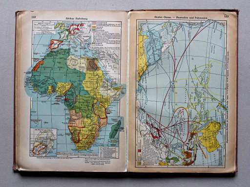 Putzgers Historischer Schul-Atlas, Große Ausgabe, 1937
132. Aufteilung Afrikas