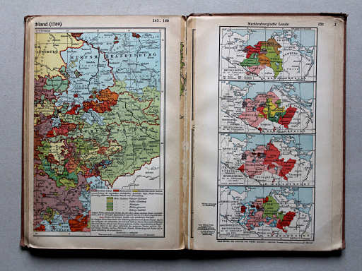 Putzgers Historischer Schul-Atlas, Große Ausgabe, 1937
151. Mecklenburgische Lande
