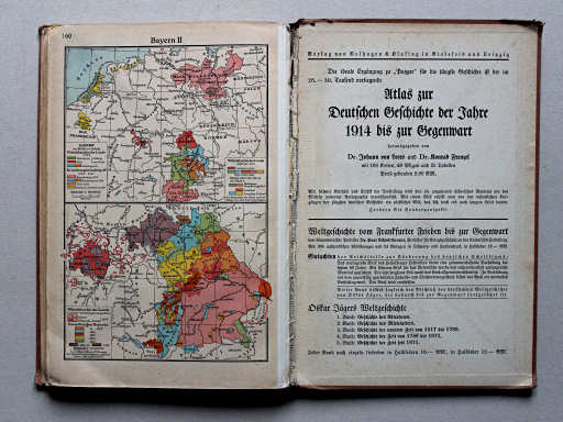Putzgers Historischer Schul-Atlas, Große Ausgabe, 1937
160. Bayern II