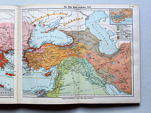 Geschichtskarten aus dem 'Putzger', 1949
9.10. Die Alte Welt. Östlicher Teil