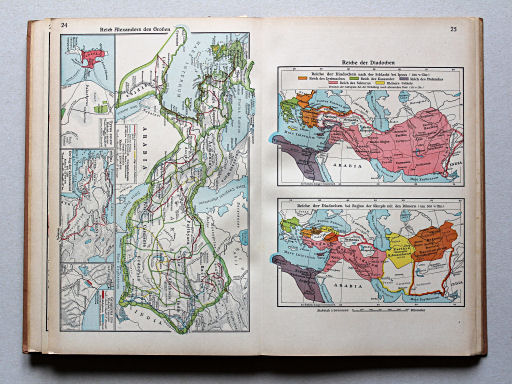 Putzgers Historischer Schul-Atlas, Große Ausgabe, 1942 (60.)
25. Reiche der Diadochen