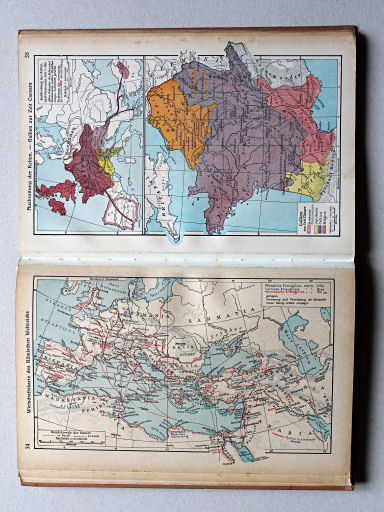 Putzgers Historischer Schul-Atlas, Große Ausgabe, 1942 (60.)
34. Wirtschaftskarte des Römischen Weltreichs