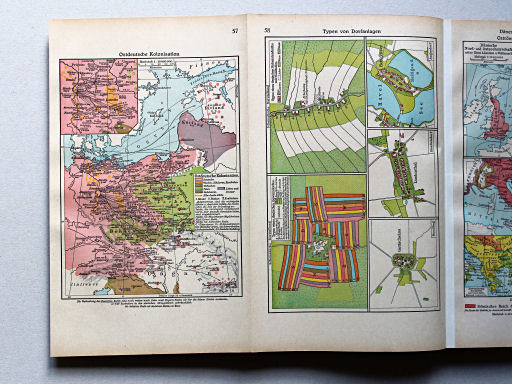 Putzgers Historischer Schul-Atlas, Große Ausgabe, 1942 (60.)
57. Ostdeutsche Kolonisation