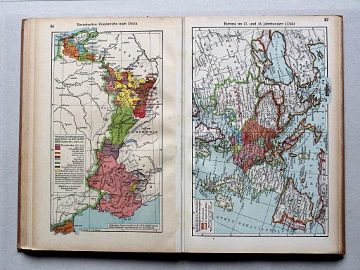 Putzgers Historischer Schul-Atlas, Große Ausgabe, 1942 (60.)
86. Vorschreiten Frankreichs nach Osten