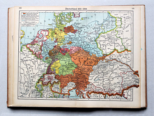 Putzgers Historischer Schul-Atlas, Große Ausgabe, 1942 (60.)
100.101. Deutschland 1815-1866