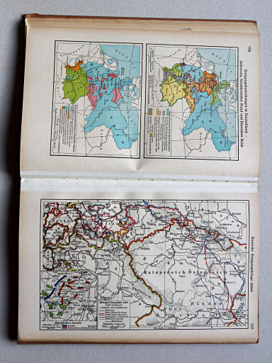Putzgers Historischer Schul-Atlas, Große Ausgabe, 1942 (60.)
107. Deutsche Einheitskriege (1866)