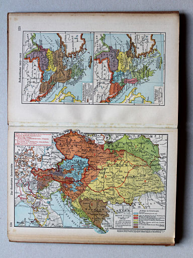 Putzgers Historischer Schul-Atlas, Große Ausgabe, 1942 (60.)
124. Zur Geschichte Österreichs