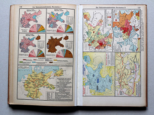 Putzgers Historischer Schul-Atlas, Große Ausgabe, 1942 (60.)
136. Zur Nationalsozialistischen Revolution 1933 I