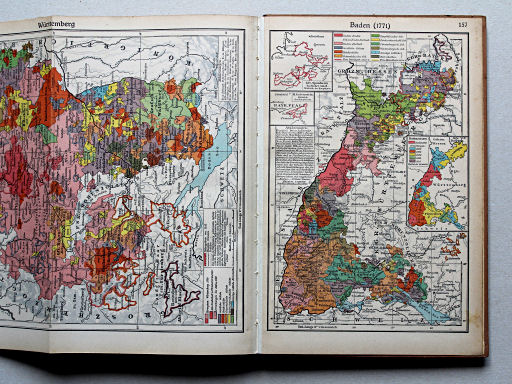 Putzgers Historischer Schul-Atlas, Große Ausgabe, 1942 (60.)
157. Baden (1771)