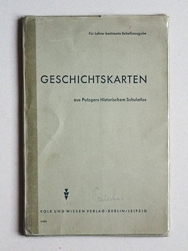 Geschichtskarten aus dem 'Putzger', 1949
Voorkant omslag