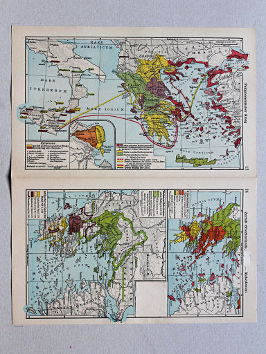 Geschichtskarten aus dem 'Putzger', 1949
13. Peloponnesischer Krieg