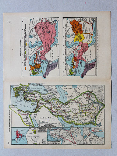 Geschichtskarten aus dem 'Putzger', 1949
22. Reich Alexanders des Großen