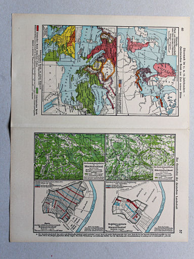 Geschichtskarten aus dem 'Putzger', 1949
57. Zur Geschichte der deutschen Landschaft