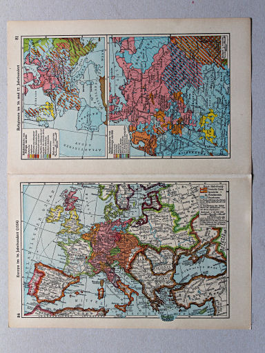 Geschichtskarten aus dem 'Putzger', 1949
84. Europa im 16. Jahrhundert (1559)