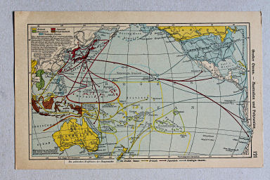 Geschichtskarten aus dem 'Putzger', 1949
121. Großer Ozean – Australien und Polynesien