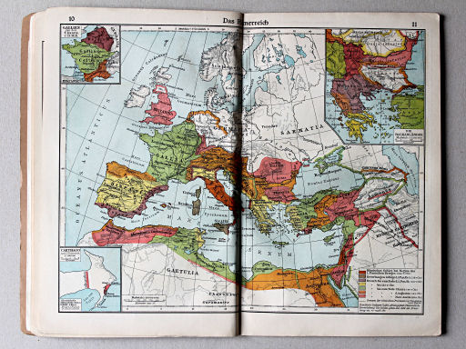 Putzgers Historischer Schul-Atlas, Tschechoslowakei, 1930
10.11. Das Römerreich