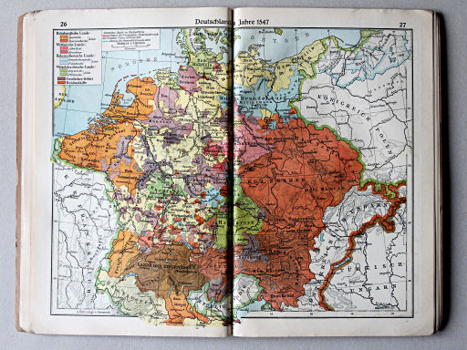 Putzgers Historischer Schul-Atlas, Tschechoslowakei, 1930
26.27. Deutschland im Jahre 1547