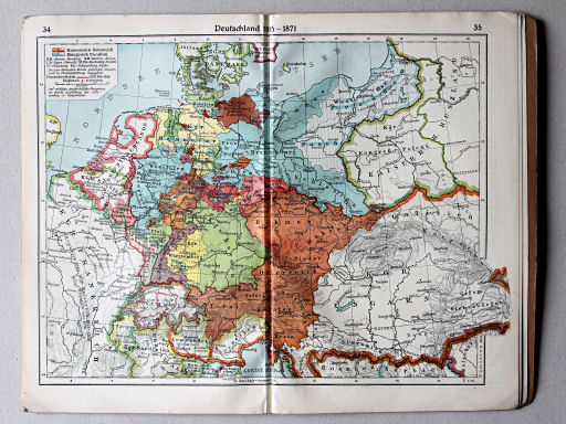 Putzgers Historischer Schul-Atlas, Tschechoslowakei, 1930
34.35. Deutschland 1815-1871