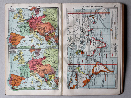 Putzgers Historischer Schul-Atlas, Tschechoslowakei, 1930
36. Europa 1871-1914