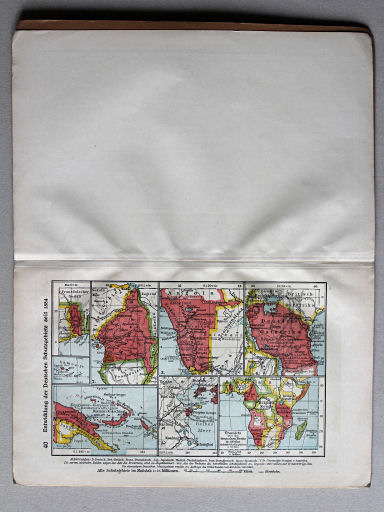 Putzgers Historischer Schul-Atlas, Tschechoslowakei, 1930
40. Entwicklung der deutschen Schutzgebiete seit 1884