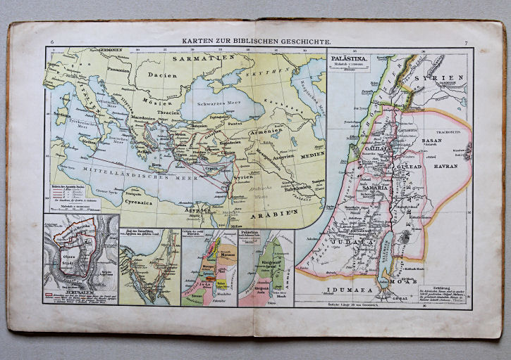Velhagen & Klasings Kleiner Geschichtsatlas, 1900
6.7. Karten zur biblischen Geschichte