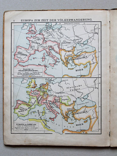 Velhagen & Klasings Kleiner Geschichtsatlas, 1900
8. Europa zur Zeit der Völkerwanderung