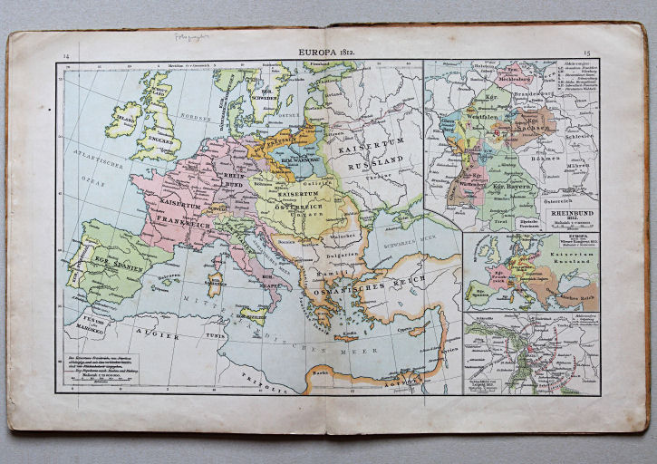 Velhagen & Klasings Kleiner Geschichtsatlas, 1900
14.15. Europa 1812