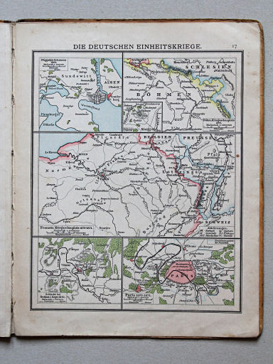 Velhagen & Klasings Kleiner Geschichtsatlas, 1900
17. Die deutschen Einheitskriege
