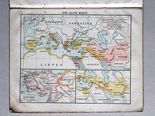 Velhagen & Klasings Kleiner Geschichtsatlas, 1909
1. Die alte Welt