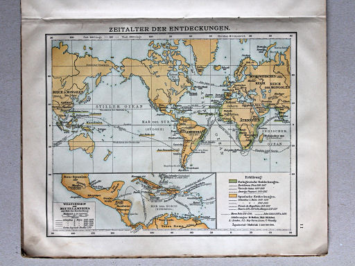 Velhagen & Klasings Kleiner Geschichtsatlas, 1909
11. Zeitalter der Entdeckungen