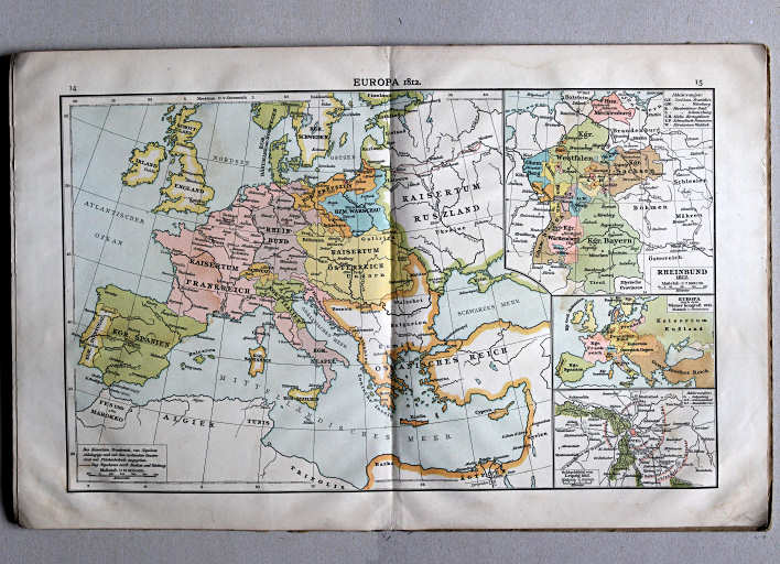 Velhagen & Klasings Kleiner Geschichtsatlas, 1909
14.15. Europa 1812