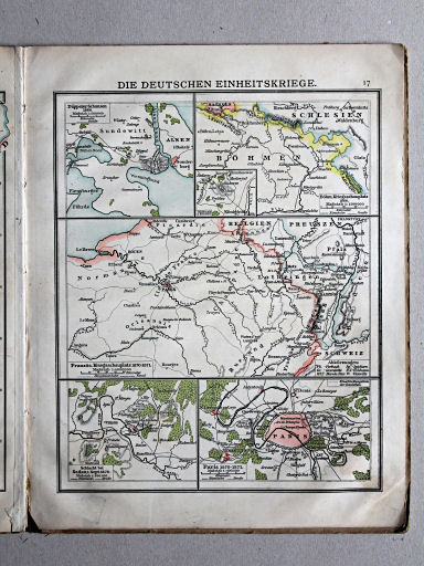 Velhagen & Klasings Kleiner Geschichtsatlas, 1909
17. Die deutschen Einheitskriege