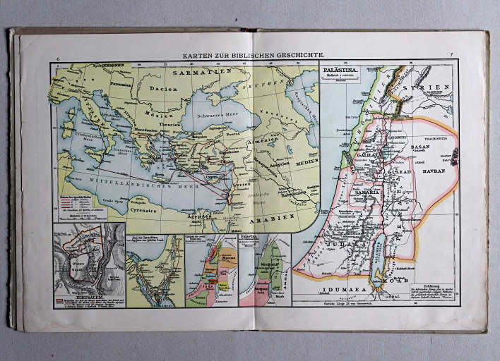 Velhagen & Klasings Kleiner Geschichtsatlas, 1913
6.7. Karten zur biblischen Geschichte