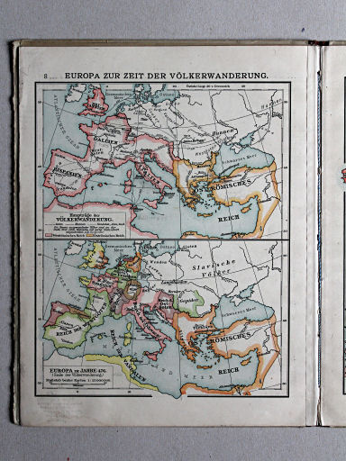 Velhagen & Klasings Kleiner Geschichtsatlas, 1913
8. Europa zur Zeit der Völkerwanderung