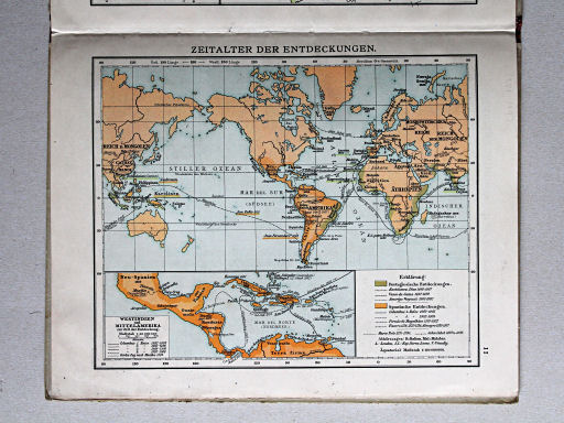 Velhagen & Klasings Kleiner Geschichtsatlas, 1913
11. Zeitalter der Entdeckungen